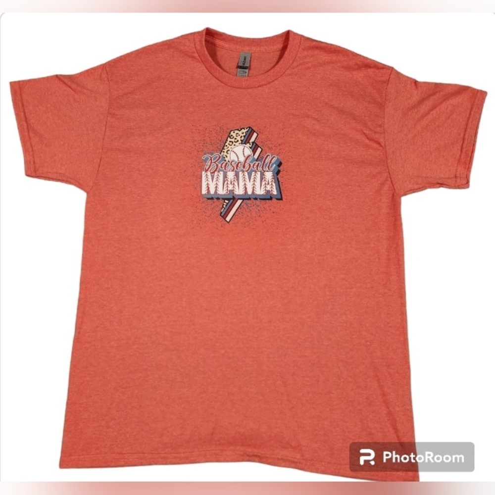 New Baseball Mama Tee Size Large